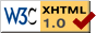 W3C Valid XHTML 1.0 Transitional
